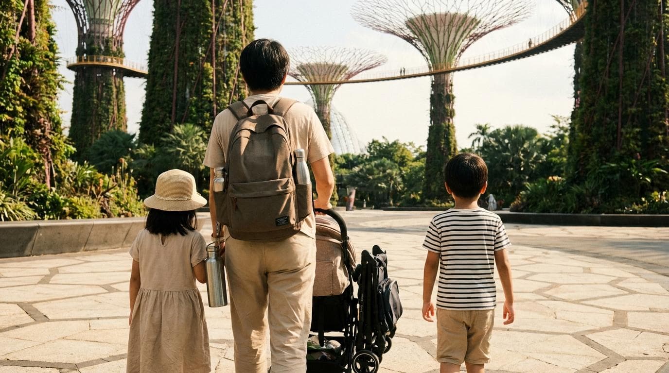 A family in Singapore
